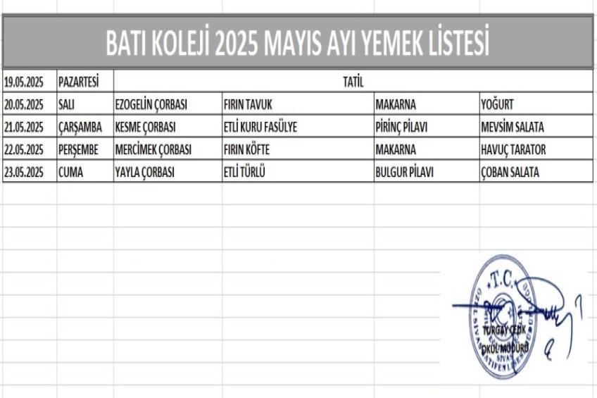 MAYIS AYI (2025) YEMEK LİSTESİ-3
